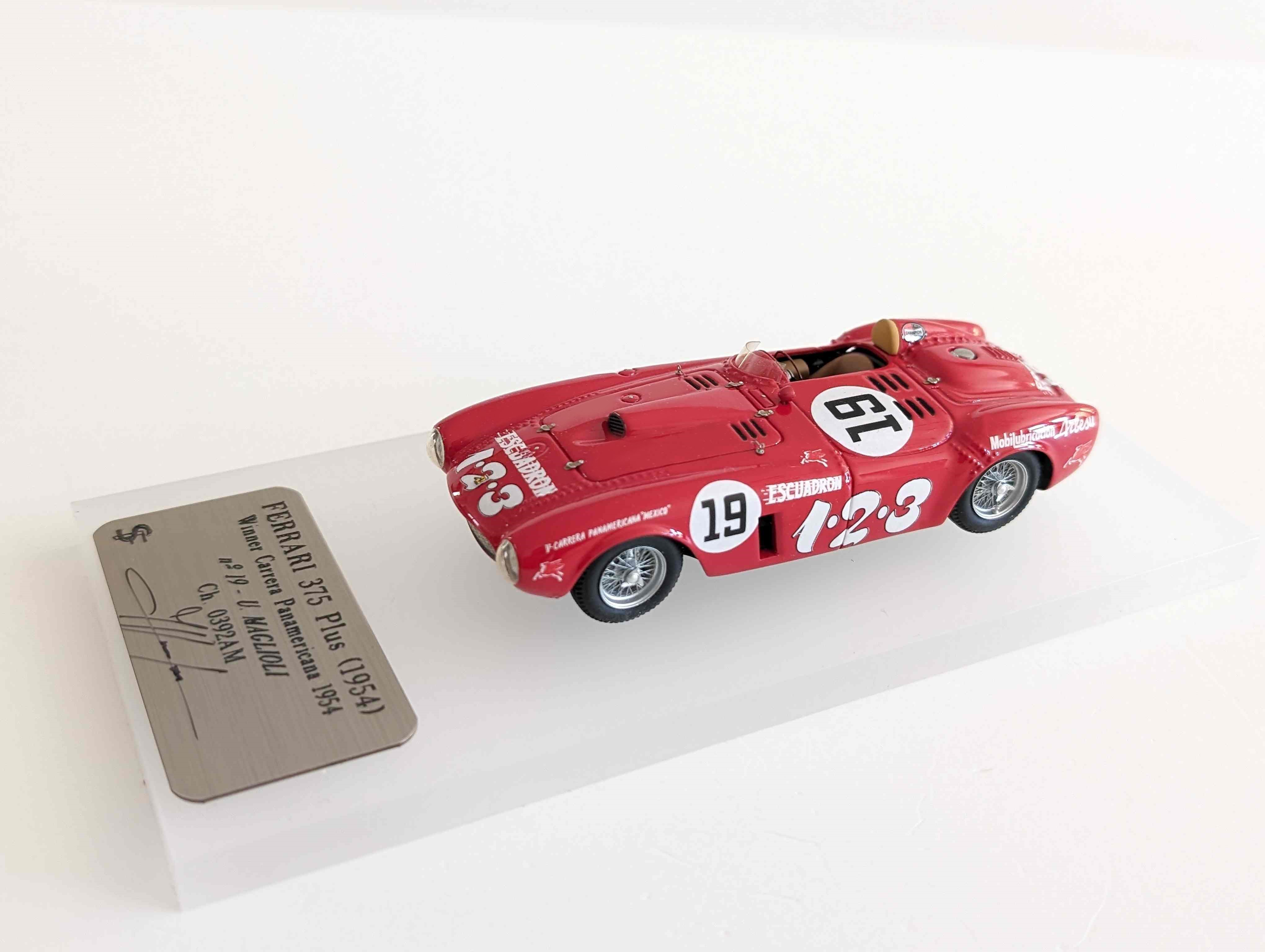 F. Suber : Ferrari 375 + Winner Panamericana 1954
